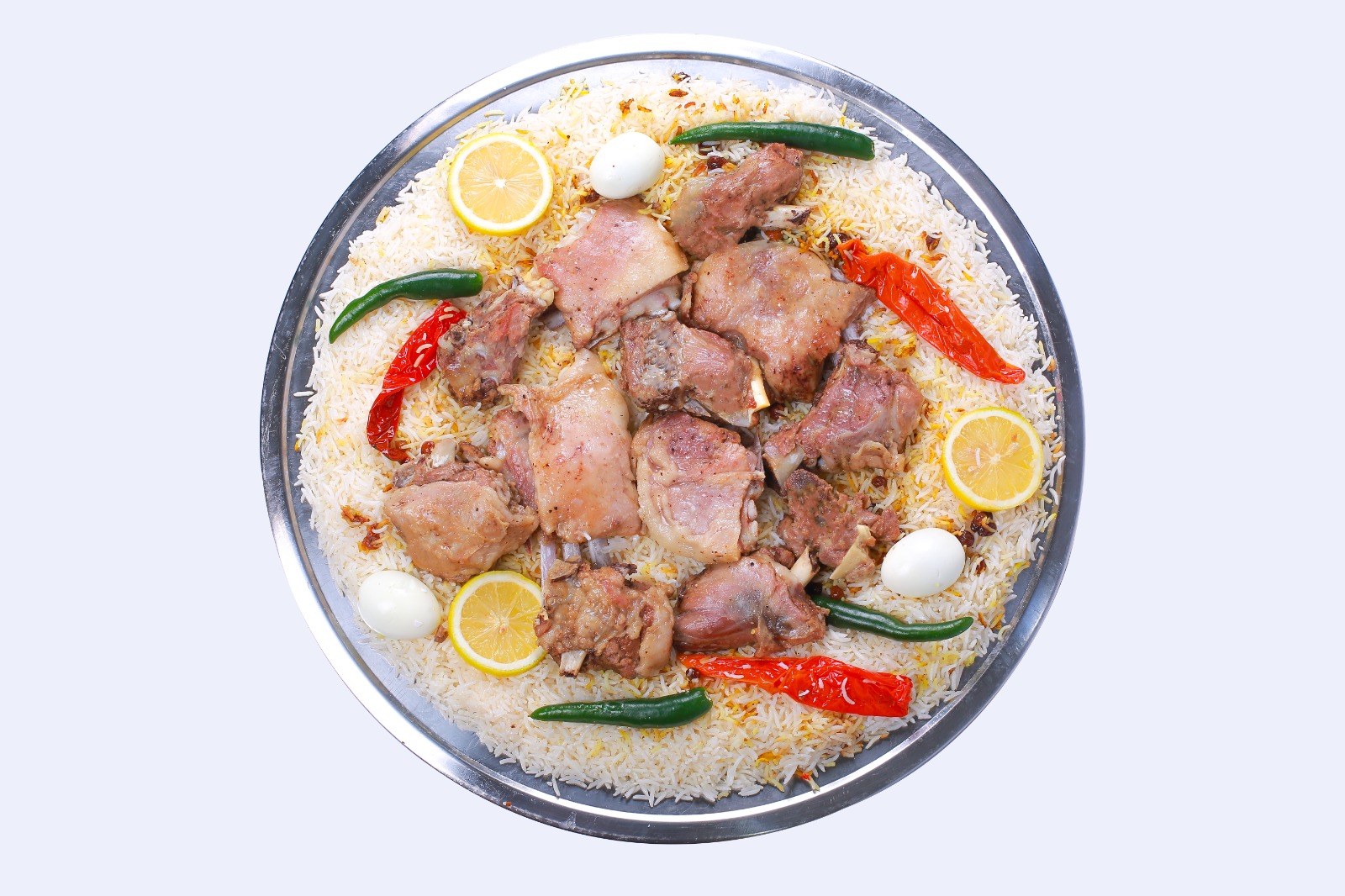 نفر لحم مدفون رز مندي