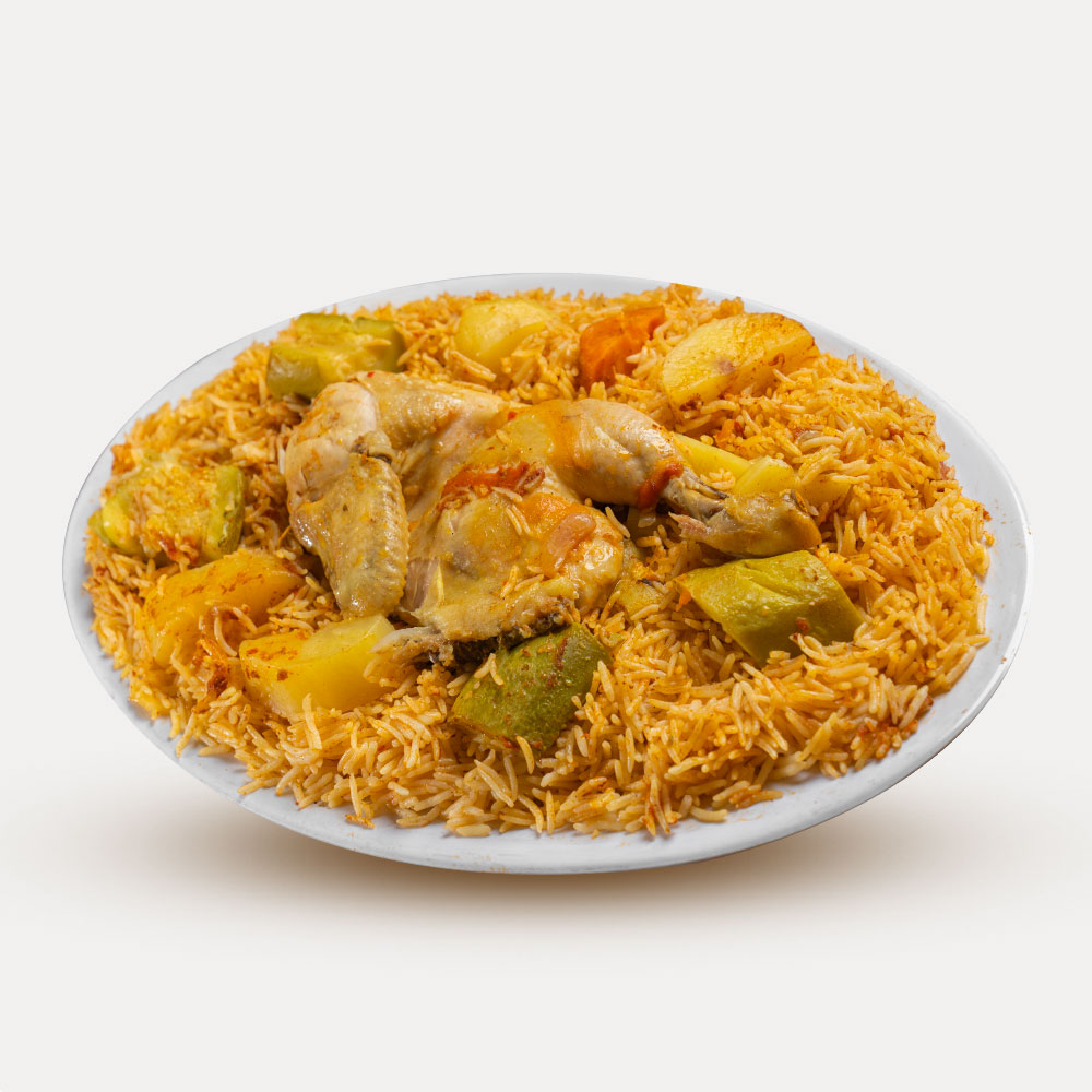 نصف مضغوط بالخضار