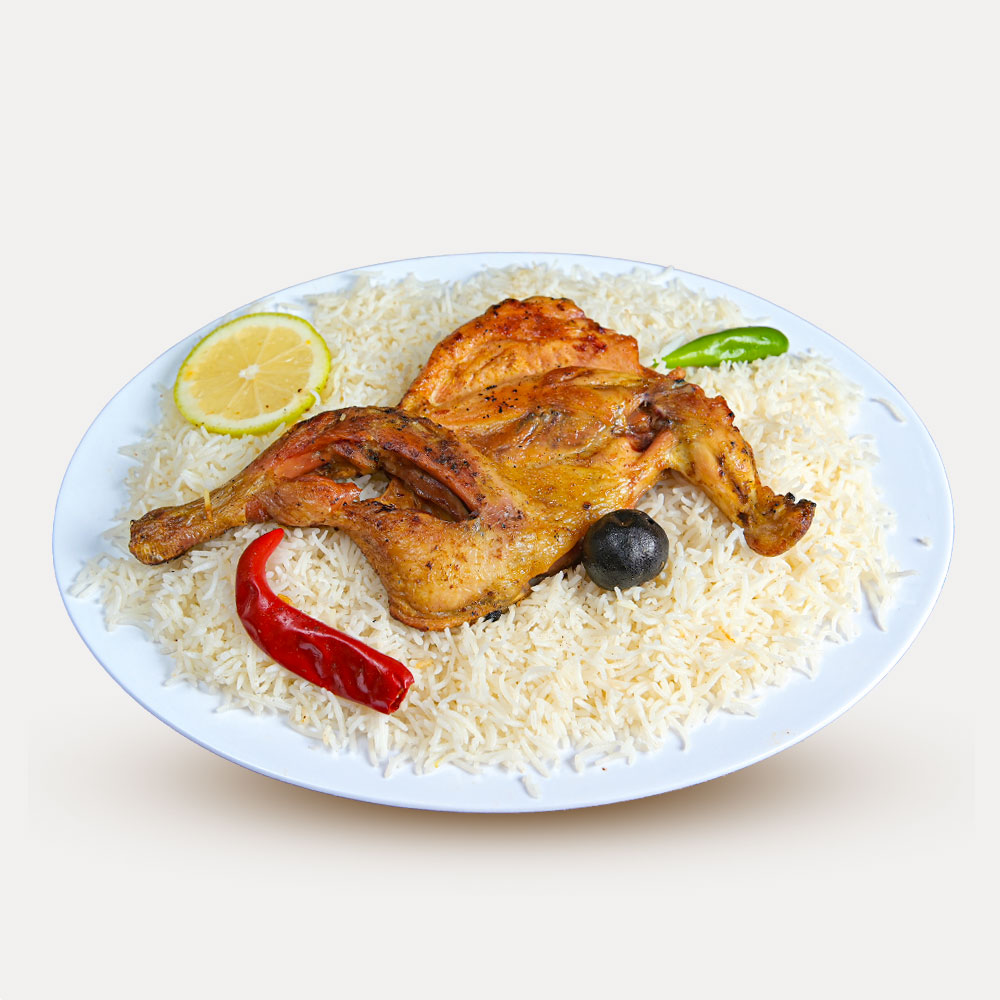 نصف دجاج مظبي